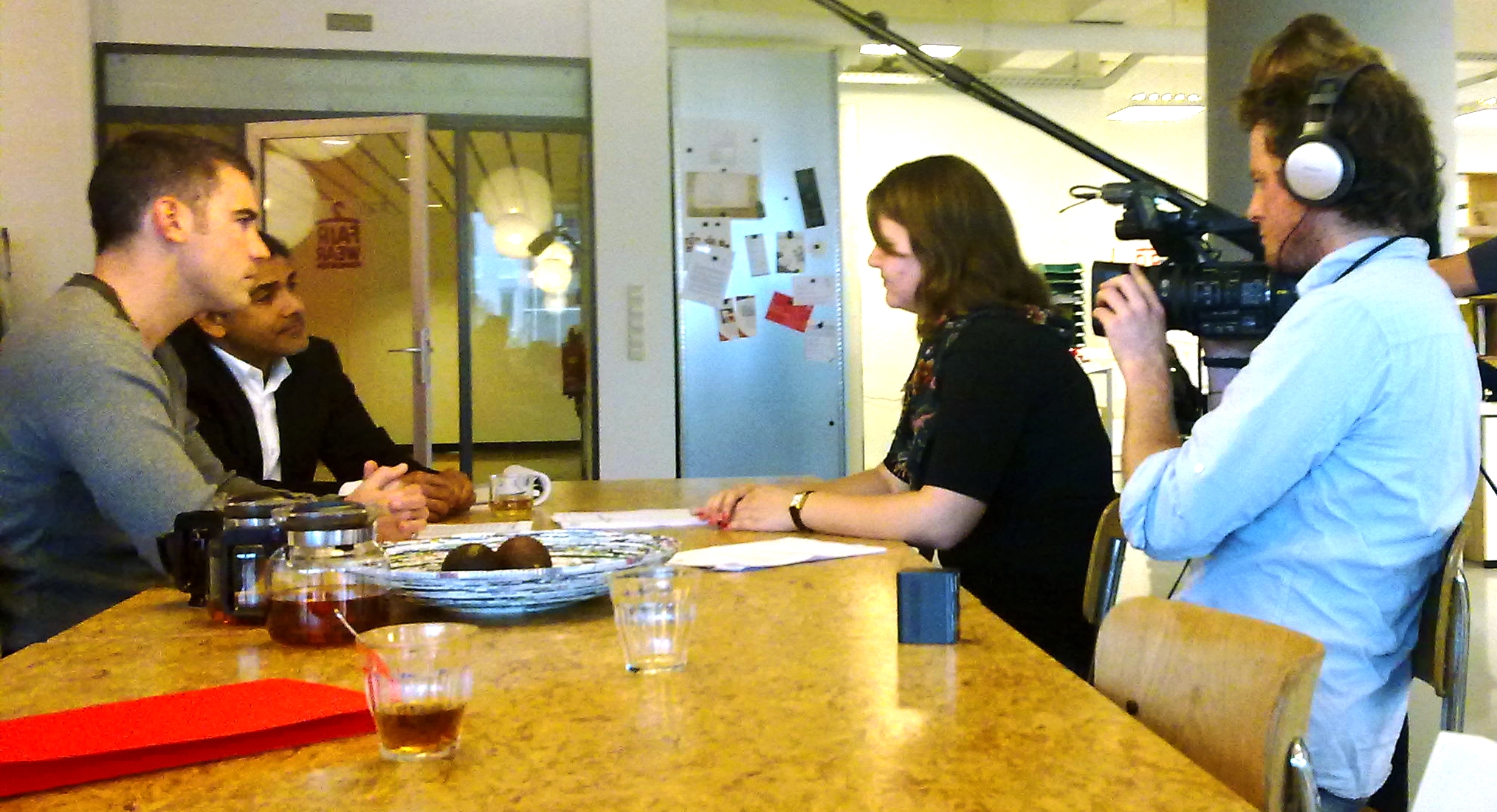 Interview in Cambodia